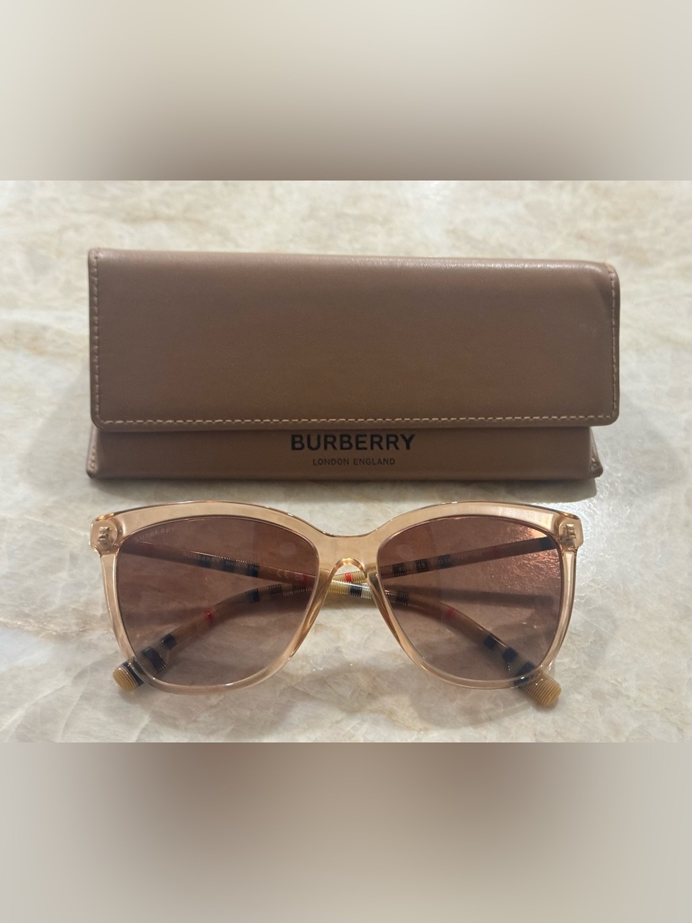 Burberry Clare B4308 Cat-Eye Sunglasses + Case